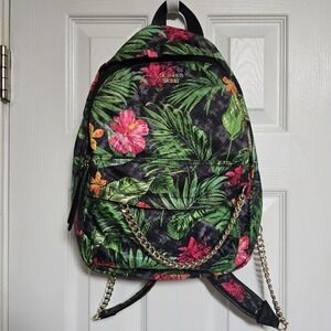 Victoria's Secret Tropical Floral Green City Backpack‎